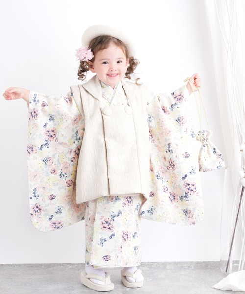 ニコアンティーク かぷり utatane 被布 3歳 七五三 utatane 七五三