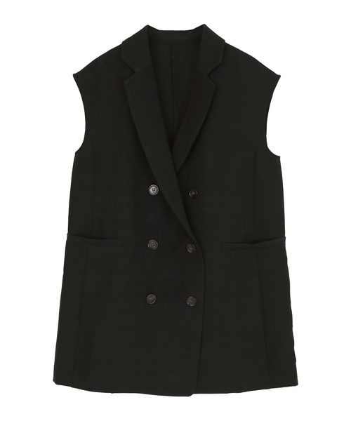 UR'S(ユアーズ)の「ノースリーブジレベスト(その他アウター・レディース・ブラック/モカ/ライトベージュ/グレイッシュベージュ・S/M/L)」の11枚目の写真