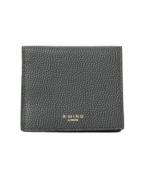B:MING by BEAMS(ビーミングバイビームス)の「B:MING by BEAMS / 2つ折り レザーウォレット(財布・メンズ・ブラック/グレー/ブルー系その他・ONE SIZE)」の1枚目の写真