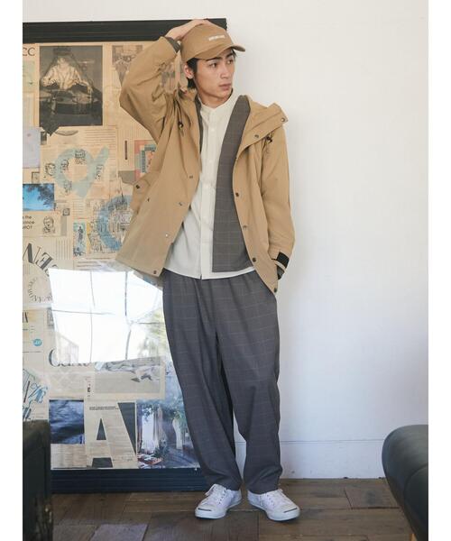 CRAFT STANDARD BOUTIQUE（クラフトスタンダードブティック）の「TR/PU ボタンレスシャツ　＊◇（シャツ/ブラウス・メンズ・ベージュ系その他/ブラック/グレー系その他3・LL/M/L）」の21枚目の写真