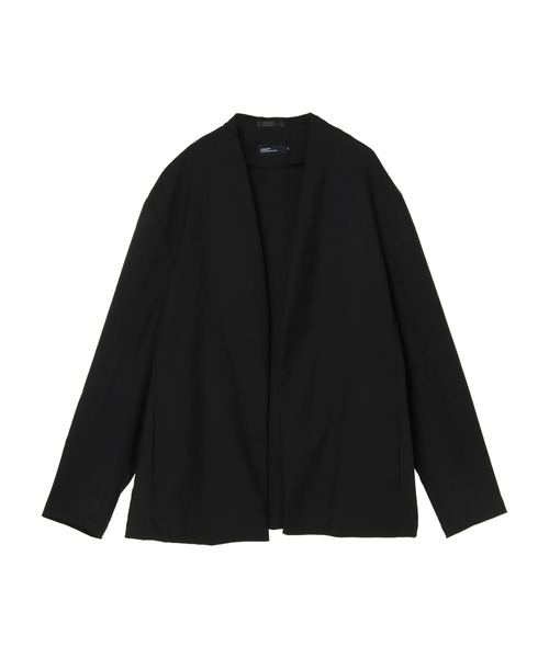 CRAFT STANDARD BOUTIQUE（クラフトスタンダードブティック）の「TR/PU ボタンレスシャツ　＊◇（シャツ/ブラウス・メンズ・ベージュ系その他/ブラック/グレー系その他3・LL/M/L）」の2枚目の写真