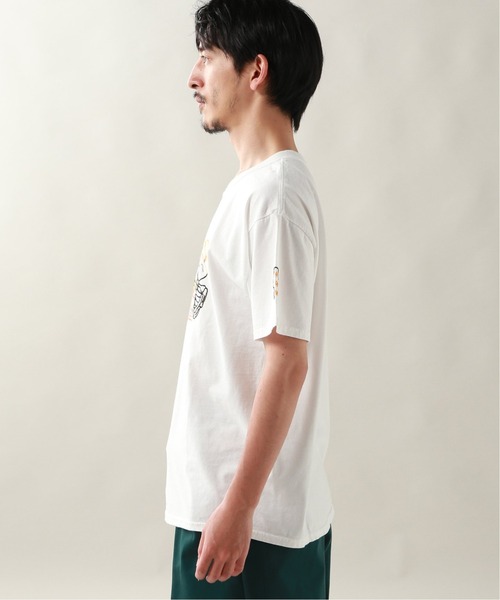 OAXACA(オアハカ)の「【OAXACA/オアハカ×JS】デイオブザ.デッド ドリンクスカル Tシャツ(Tシャツ/カットソー・メンズ・ブラック/ホワイト/ベージュ・MEDIUM/LARGE/X-LARGE)」の6枚目の写真