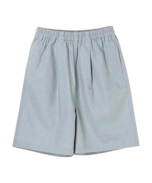 Sugar spoon(シュガースプーン)の「・SUGAR SPOONリネンハーフパンツ*(その他パンツ・レディース・チャコールグレー/ベージュ/サックスブルー/ネイビー・FREE)」の4枚目の写真