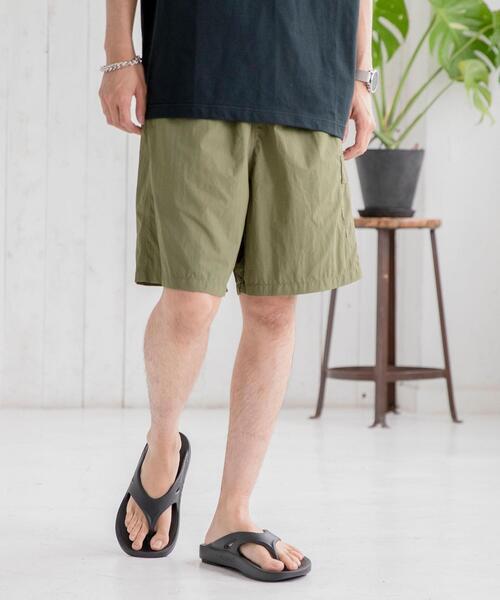 coen(コーエン)の「FreeSpeech(フリースピーチ)別注ナイロングログランショーツ(セットアップ対応)(その他パンツ・メンズ・ブラック/オリーブ/ダークグレー・MEDIUM/SMALL/LARGE)」の3枚目の写真