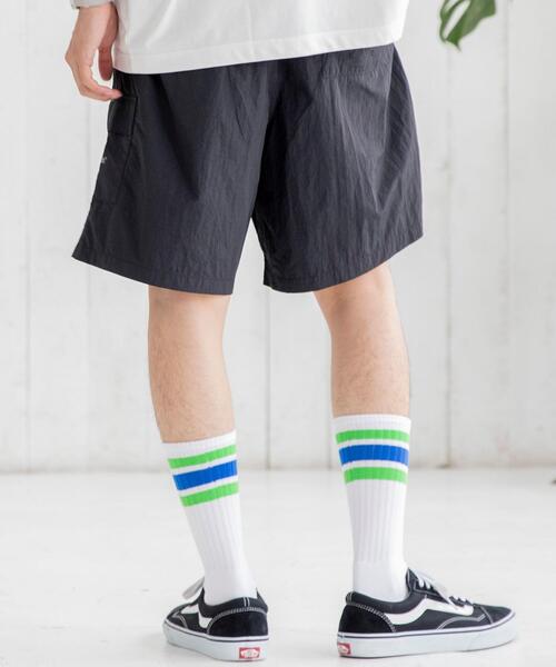 coen（コーエン）の「FreeSpeech(フリースピーチ)別注ナイロングログランショーツ(セットアップ対応)（その他パンツ・メンズ・ダークグレー/ブラック/オリーブ・SMALL/LARGE/MEDIUM）」の7枚目の写真