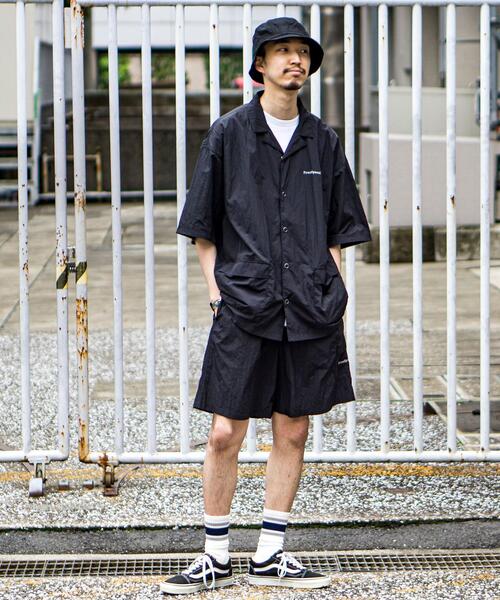 coen(コーエン)の「FreeSpeech(フリースピーチ)別注ナイロングログランショーツ(セットアップ対応)(その他パンツ・メンズ・ブラック/オリーブ/ダークグレー・MEDIUM/SMALL/LARGE)」の17枚目の写真