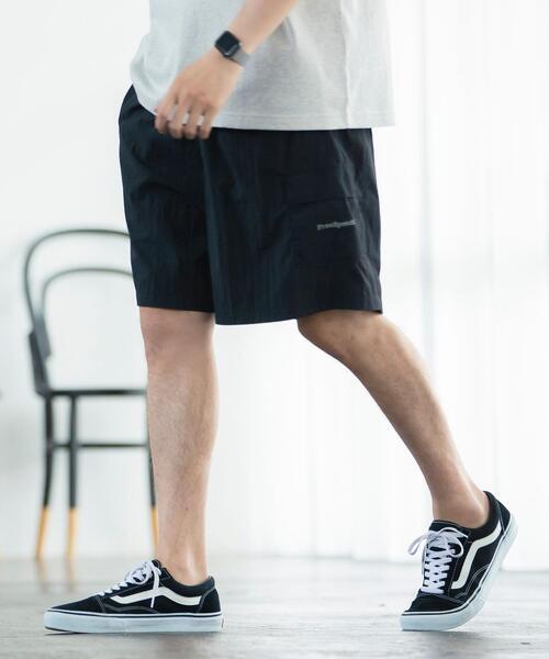 coen(コーエン)の「FreeSpeech(フリースピーチ)別注ナイロングログランショーツ(セットアップ対応)(その他パンツ・メンズ・ブラック/オリーブ/ダークグレー・MEDIUM/SMALL/LARGE)」の19枚目の写真