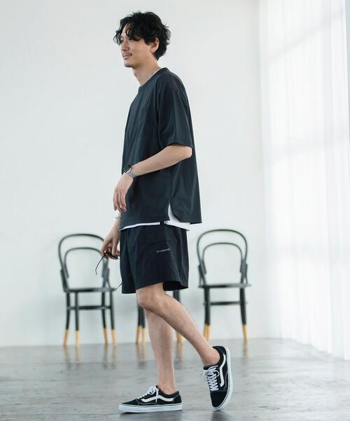 coen(コーエン)の「FreeSpeech(フリースピーチ)別注ナイロングログランショーツ(セットアップ対応)(その他パンツ・メンズ・ブラック/オリーブ/ダークグレー・MEDIUM/SMALL/LARGE)」の9枚目の写真