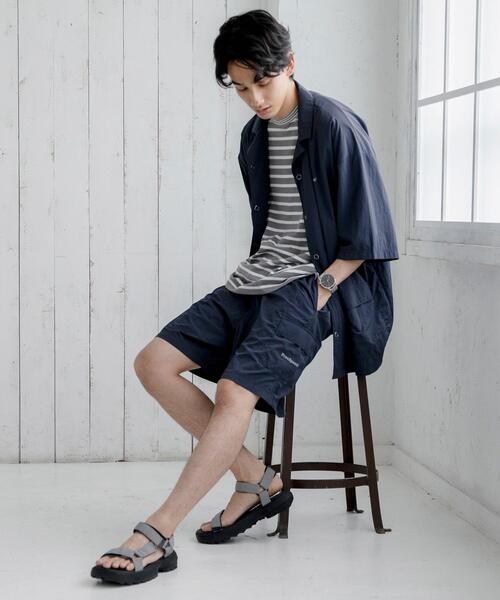 coen(コーエン)の「FreeSpeech(フリースピーチ)別注ナイロングログランショーツ(セットアップ対応)(その他パンツ・メンズ・ブラック/オリーブ/ダークグレー・MEDIUM/SMALL/LARGE)」の11枚目の写真