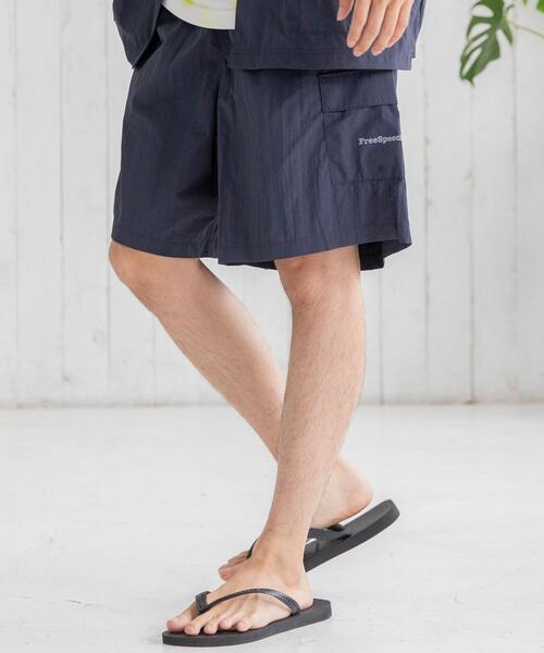 coen(コーエン)の「FreeSpeech(フリースピーチ)別注ナイロングログランショーツ(セットアップ対応)(その他パンツ・メンズ・ブラック/オリーブ/ダークグレー・MEDIUM/SMALL/LARGE)」の12枚目の写真