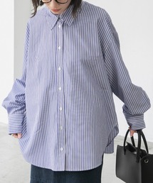 BONLECILL | アソート柄メンズライクオーバーサイズシャツ(シャツ/ブラウス)