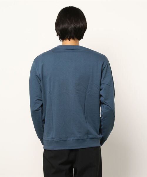SOAR(ソアー)の「ワイドシルエットTトレーナー(Tシャツ/カットソー・メンズ・ブラック/スモークピンク/ダークブルー/オリーブ/グレイッシュベージュ・L/M/LL)」の6枚目の写真