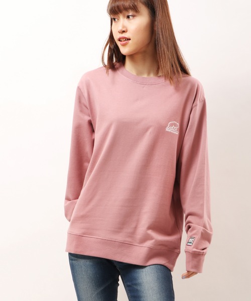 SOAR(ソアー)の「ワイドシルエットTトレーナー(Tシャツ/カットソー・メンズ・ブラック/スモークピンク/ダークブルー/オリーブ/グレイッシュベージュ・L/M/LL)」の5枚目の写真