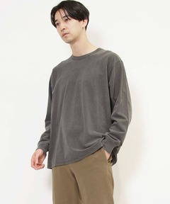 オーバーダイロングスリーブTシャツ