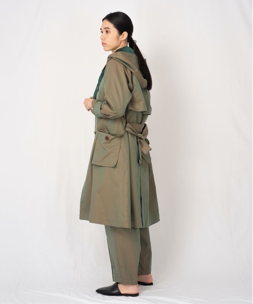 rikolekt（リコレクト）の「"time"SCARF TRENCH COAT（トレンチコート・レディース・ベージュ/カーキ・1/0）」の11枚目の写真