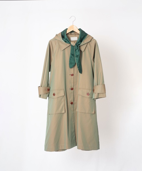 rikolekt（リコレクト）の「"time"SCARF TRENCH COAT（トレンチコート・レディース・ベージュ/カーキ・1/0）」の6枚目の写真