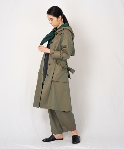 rikolekt（リコレクト）の「"time"SCARF TRENCH COAT（トレンチコート・レディース・ベージュ/カーキ・1/0）」の8枚目の写真