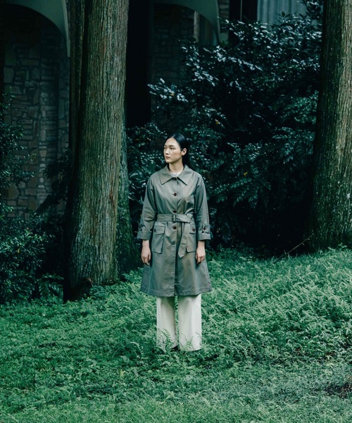 rikolekt（リコレクト）の「"time"SCARF TRENCH COAT（トレンチコート・レディース・ベージュ/カーキ・1/0）」の4枚目の写真