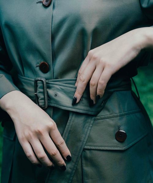 rikolekt（リコレクト）の「"time"SCARF TRENCH COAT（トレンチコート・レディース・ベージュ/カーキ・1/0）」の5枚目の写真