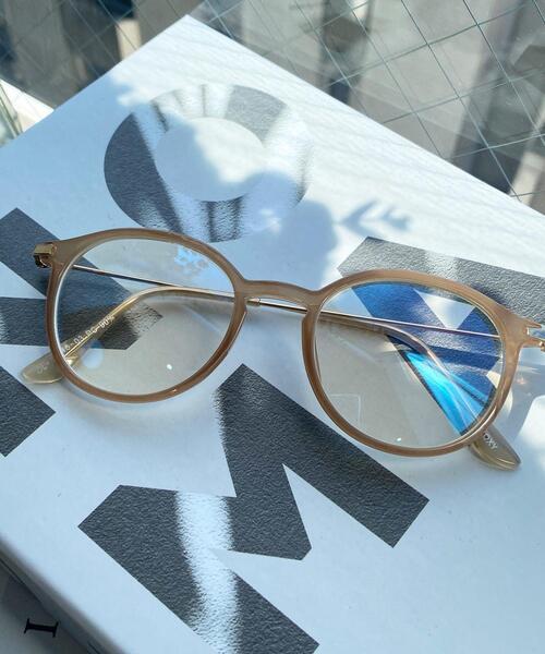 INGNI(イング)の「ブルーライト軽減レンズ/クリアレンズメガネ(サングラス・レディース・ブラック/ベージュ/クリア・ONE SIZE)」の2枚目の写真