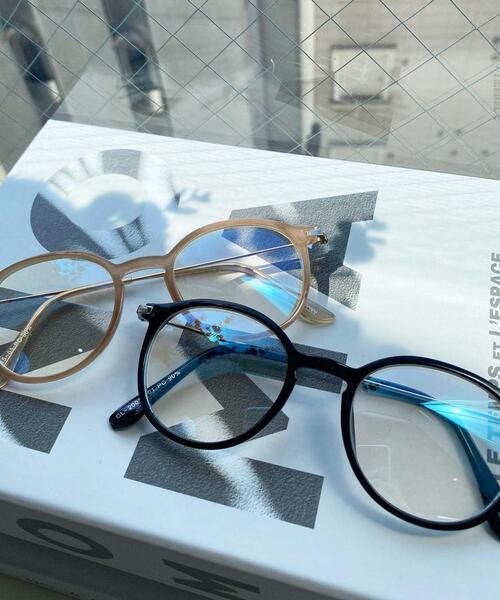 INGNI(イング)の「ブルーライト軽減レンズ/クリアレンズメガネ(サングラス・レディース・ブラック/ベージュ/クリア・ONE SIZE)」の8枚目の写真