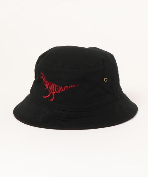 MPS(エムピーエス)の「【MPS】モチーフバケット恐竜(ハット・キッズ・ネイビー/ブラック/パープル・フリー)」の2枚目の写真