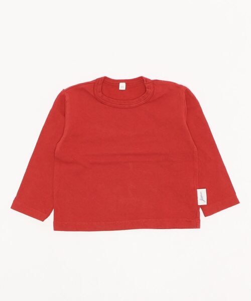 JIPPON（ジポン）の「セットインムジロンT （80～140cm）（Tシャツ/カットソー・キッズ・ライトピンク/ピンク/チャコール/サンドベージュ/ブラウン/ネイビー/レッド/ラベンダー/ミント/グリーン・110/120/80/90/130/100/95/140）」の10枚目の写真