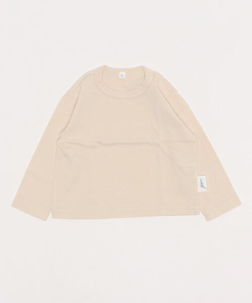 JIPPON（ジポン）の「セットインムジロンT （80～140cm）（Tシャツ/カットソー・キッズ・ライトピンク/ピンク/チャコール/サンドベージュ/ブラウン/ネイビー/レッド/ラベンダー/ミント/グリーン・110/120/80/90/130/100/95/140）」の3枚目の写真