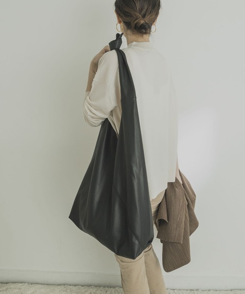 URBAN RESEARCH（アーバンリサーチ）の「ビッグショッパー（トートバッグ・レディース・ブラック/ブラウン・-）」の8枚目の写真