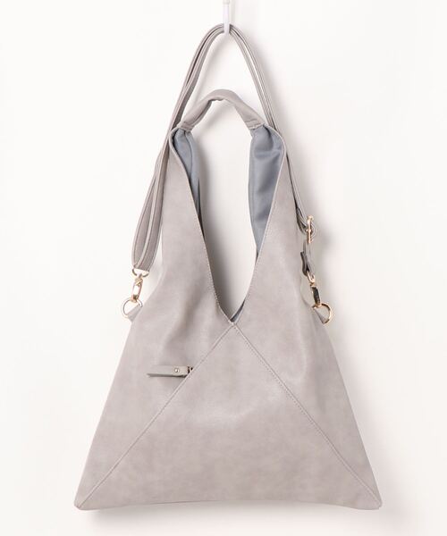 SAC(サック)の「3素材切り替えMIXトートバッグ SAC unit(トートバッグ・レディース・ダークベージュ/グレー/ブラック/ピンク・FREE)」の6枚目の写真