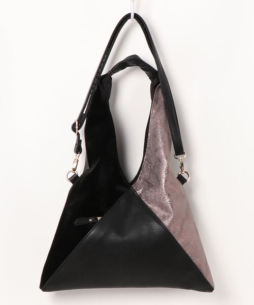SAC(サック)の「3素材切り替えMIXトートバッグ SAC unit(トートバッグ・レディース・ダークベージュ/グレー/ブラック/ピンク・FREE)」の9枚目の写真