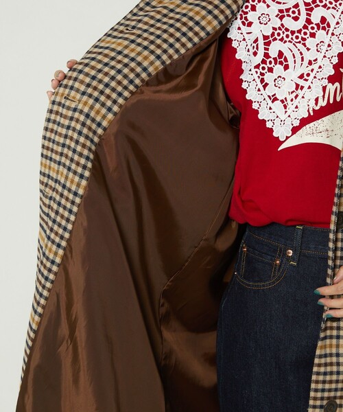 FREAK'S STORE（フリークスストア）の「ウーリーステンカラーコート（ステンカラーコート・レディース・ブラウン/ベージュ/その他・ﾌﾘ-）」の14枚目の写真