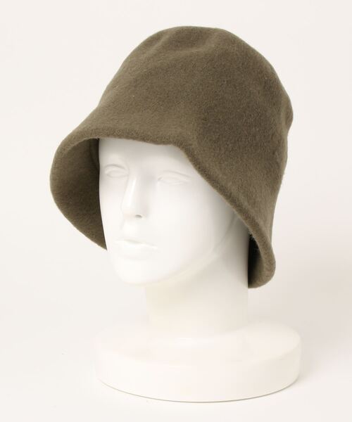 Kopka ACCESSORIES(コプカアクセサリーズ)の「Clochard Hat(ハット・レディース・ブラック/その他/アーミー/キャメル・ONE SIZE)」の3枚目の写真