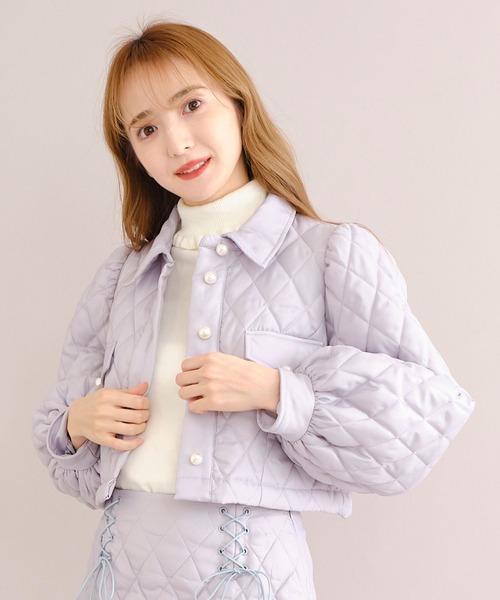 TITTY&CO.（ティティーアンドコー）の「【TITTY&CO.】パステルキルティングブルゾン（ブルゾン・レディース・ライトブルー/オフホワイト/ピンク・SMALL/MEDIUM）」の19枚目の写真