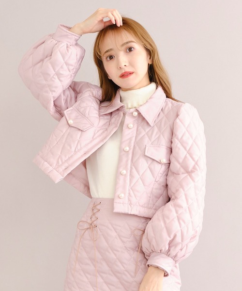 TITTY&CO.（ティティーアンドコー）の「【TITTY&CO.】パステルキルティングブルゾン（ブルゾン・レディース・ライトブルー/オフホワイト/ピンク・SMALL/MEDIUM）」の20枚目の写真
