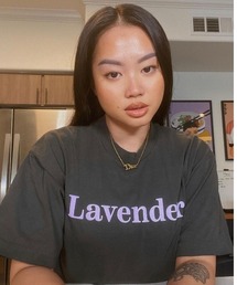 LAVENDER（ラベンダー）の「LAVENDER LOGO T-SHIRTS（Tシャツ/カットソー）」