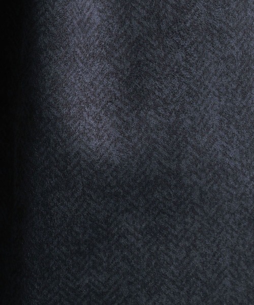 HIDEAWAYS NICOLE（ハイダウェイニコル）の「ヘリンボン柄スウェードワイドパンツ（その他パンツ・メンズ・チャコールグレー/ブラック/ネイビー・SMALL/MEDIUM/LARGE/X-LARGE）」の7枚目の写真