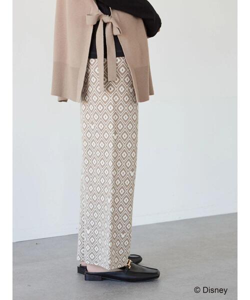 TAN 丸かっ CARVE WRAP SKIRT ニットスカート