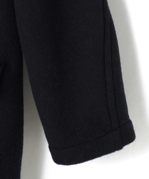schott（ショット）の「Schott(ショット) 793W WOOL COAT/ウールコート（ステンカラーコート・レディース・ブラック/ネイビー・FREE）」の8枚目の写真