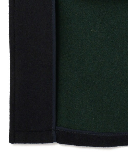 schott（ショット）の「Schott(ショット) 793W WOOL COAT/ウールコート（ステンカラーコート・レディース・ブラック/ネイビー・FREE）」の6枚目の写真