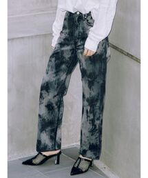 EVRIS | ブリーチストレートパンツ(デニムパンツ)