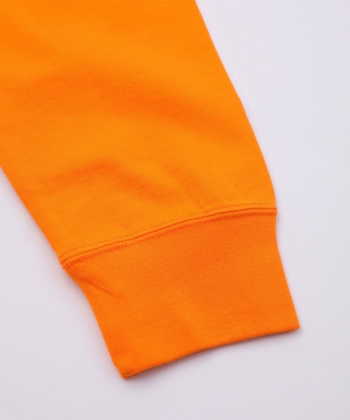 X-girl（エックスガール）の「CIRCLE X LOGO L/S TEE（Tシャツ/カットソー・レディース・ブラック/ホワイト/オレンジ・S/M/L/XL）」の8枚目の写真