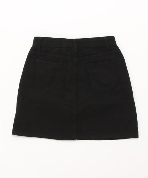 Shelly island（シェリーアイランド）の「デニムミニスカート（デニムスカート・レディース・ブラック・M）」の12枚目の写真