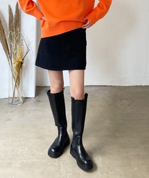 Shelly island | デニムミニスカート(デニムスカート)