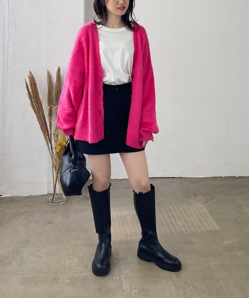 Shelly island（シェリーアイランド）の「デニムミニスカート（デニムスカート・レディース・ブラック・M）」の15枚目の写真