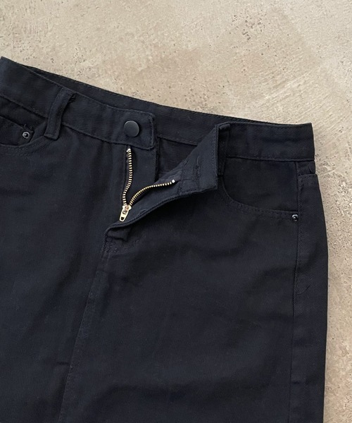 Shelly island（シェリーアイランド）の「デニムミニスカート（デニムスカート・レディース・ブラック・M）」の9枚目の写真