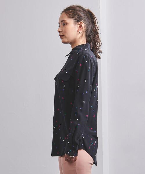 EQUIPMENT(エキップモン)の「<EQUIPMENT(エキップモン)>SIGN MLT STAR シャツ ■■■(シャツ/ブラウス・レディース・ブラック・S)」の3枚目の写真