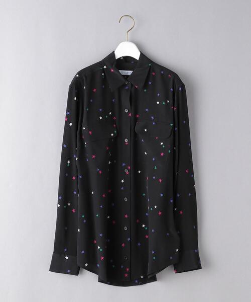 EQUIPMENT(エキップモン)の「<EQUIPMENT(エキップモン)>SIGN MLT STAR シャツ ■■■(シャツ/ブラウス・レディース・ブラック・S)」の7枚目の写真
