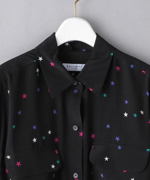 EQUIPMENT(エキップモン)の「<EQUIPMENT(エキップモン)>SIGN MLT STAR シャツ ■■■(シャツ/ブラウス・レディース・ブラック・S)」の12枚目の写真