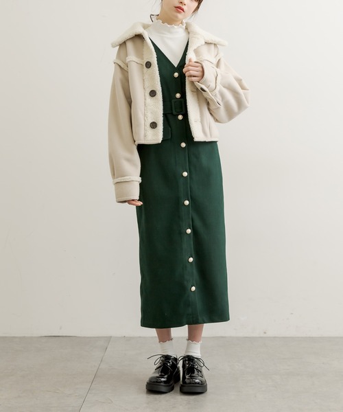 OLIVE des OLIVE(オリーブデオリーブ)の「タンク底レースアップ(その他シューズ・レディース・ダークブラウン/ブラック/ダークベージュ・SMALL/LARGE/MEDIUM)」の16枚目の写真